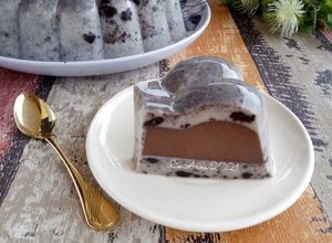 Foto resep Pudding Milo Oreo Susu