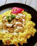 Tejszínes csirkemell kurkumás rizzsel ahogy mi szeretjük gluténmentes