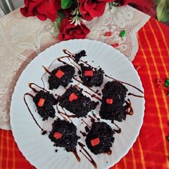 A picture of Eggless Brownie 😘😋😋😋❤️.