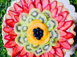Una foto de Tarta multifruta
