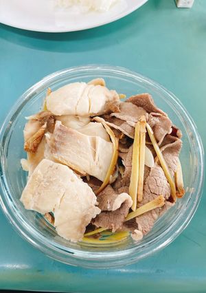 海陸雙拼便當 的食譜成品照片