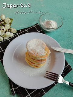 Foto resep Japanese fluffy pancake