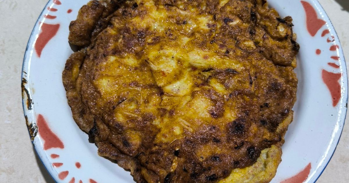 Telur Dadar Kornet Kol