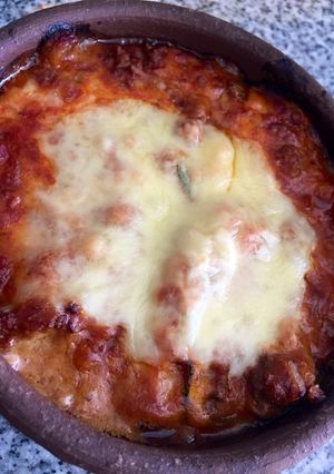 Una foto de Lasaña de zapallo italiano