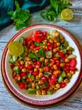 Roasted Chickpea Bhel in Just 10 Minutes
