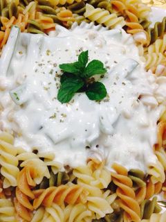 صورة لوصفة سلطه باستا سهله ولذيذه 😋💗💗