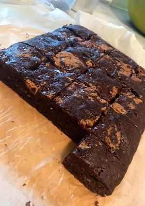 Cukor- és lisztmentes brownie recept fotója