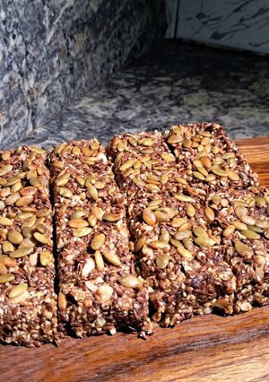 A picture of Flax seed bar sugar free.