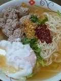 บะหมี่โอ๊ตหมูสับไข่ดาวน้ำ - คีโต
