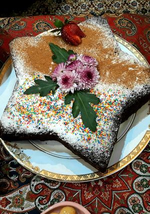 عکسی از دستور کیک هات چاکلت (بدون فر)