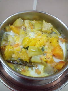 A picture of Bhajja Khira santula.