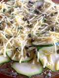 Carpaccio de zucchini