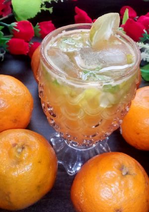 অরেঞ্জ জিঞ্জার মকটেল(Orange ginger mocktail recipe in Bengali) রেসিপির প্রধান ছবি