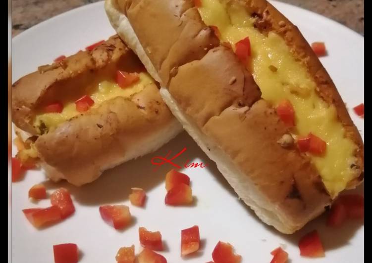 Recipe of Speedy Spicy Peri Chicken &#39;and Mushroom Subs