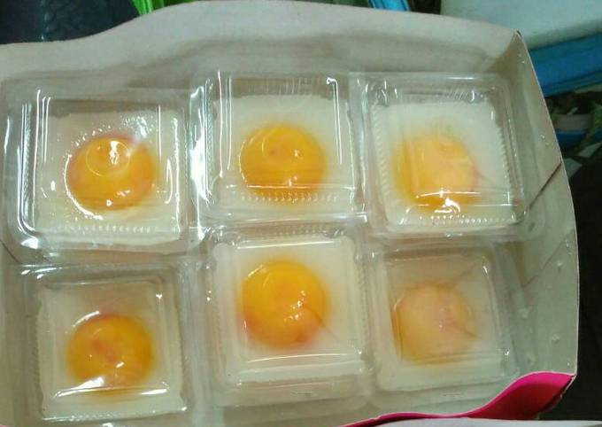 Puding telur ceplok praktis (resep kreasi nutrijell)