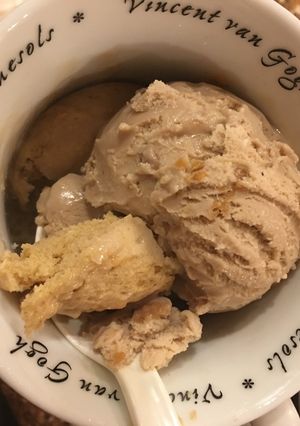 A picture of Peanut Butter Mug Cake.