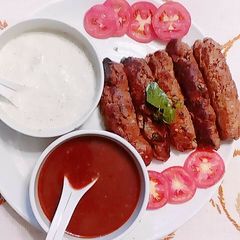A picture of Seekh kabab #fastfood.