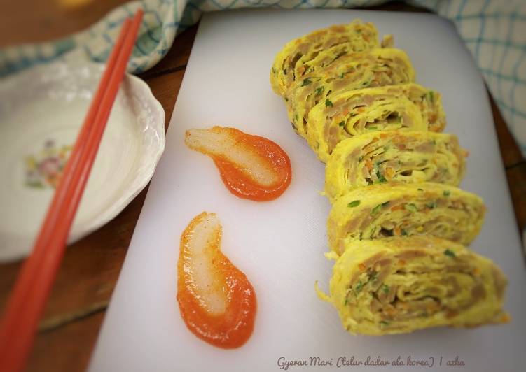 Gyeran mari (telur dadar ala korea)