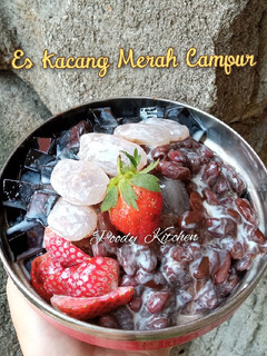 Foto resep Es Kacang Merah Campur