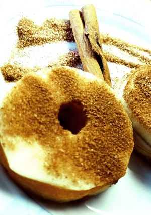 Φωτογραφία της συνταγής "Donuts" μήλου χωρίς ψήσιμο 🍎🤩