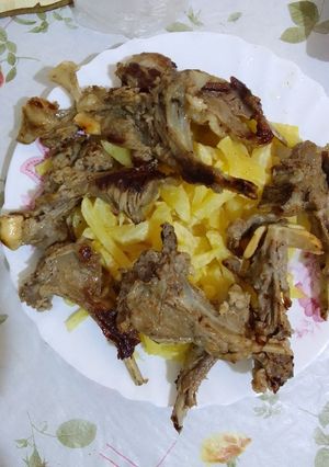 صورة لوصفة بطاطا مقلية مع كوتلات