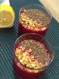 Smoothies buah naga & pisang