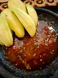 Rujak buah (mangga muda)