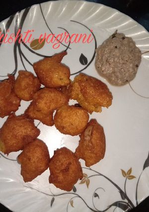A picture of Leftover Moong dal Pakoda.
