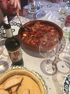 Una foto de Bacalao al horno