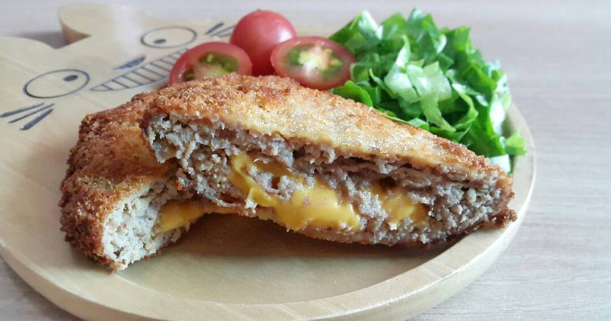 Resep Menchi Katsu with Cheese oleh Kezzie Ali Cookpad