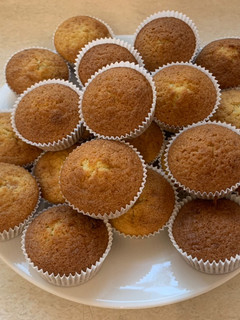 A picture of Vanilla cupcakes.