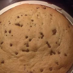 A picture of Chocolate chip cookie pie.