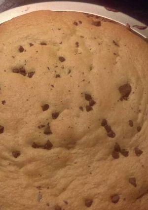 A picture of Chocolate chip cookie pie.