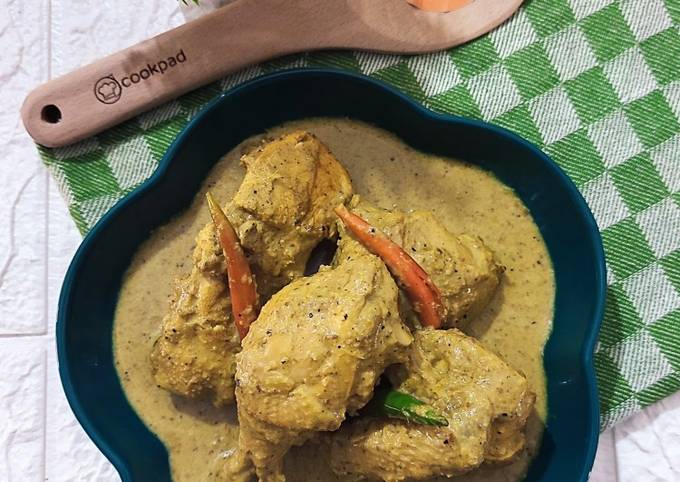 Langkah Mudah untuk Membuat Ayam Masak Lengkuas (Style Aza Aaj) Anti Gagal