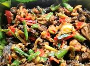 Gambar empal daging sapi pedas padang