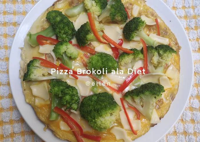 Resep 💝 Pizza Brokoli Ala Diet💝, Bisa Manjain Lidah