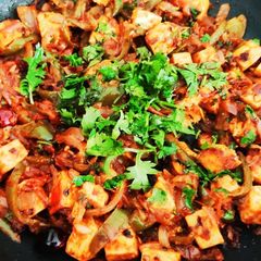 A picture of Paneer jhalfrezi.