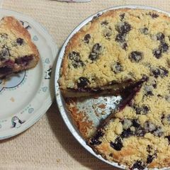 A picture of Blueberry Crumb Cake.