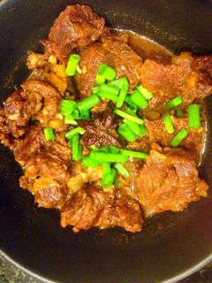 Hình của món Bò kho xì dầu.