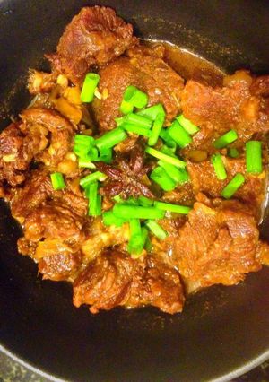 Hình của món Bò kho xì dầu.