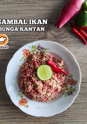 Gambar Sambal Ikan Bunga Kantan