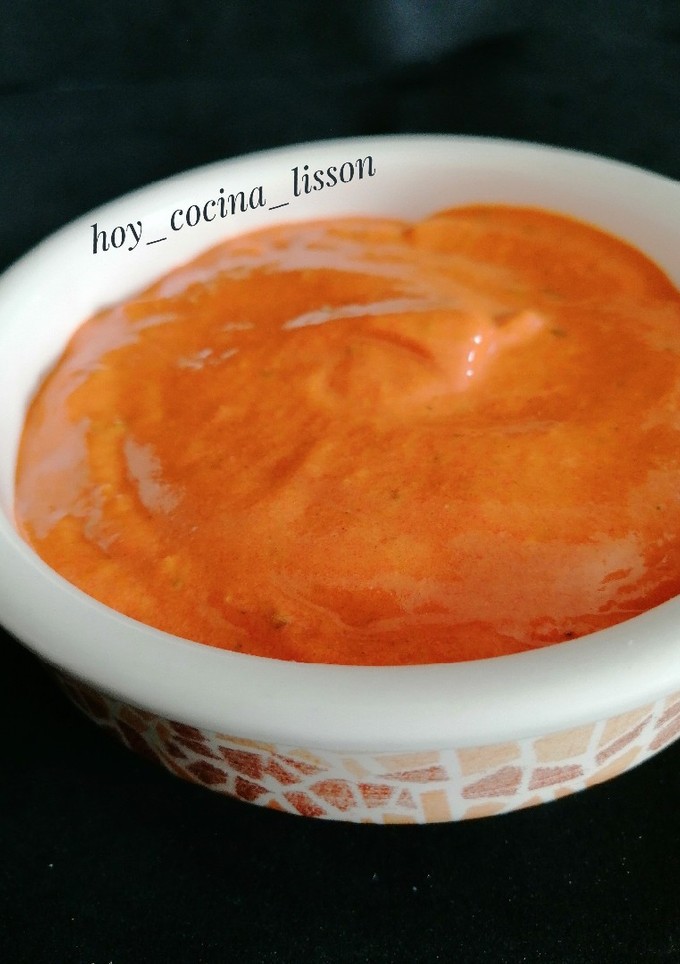 Una foto de Salsa de pimientos asados