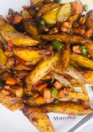A picture of STIR FRY POTATOES by maryumms_cuisine🌸.