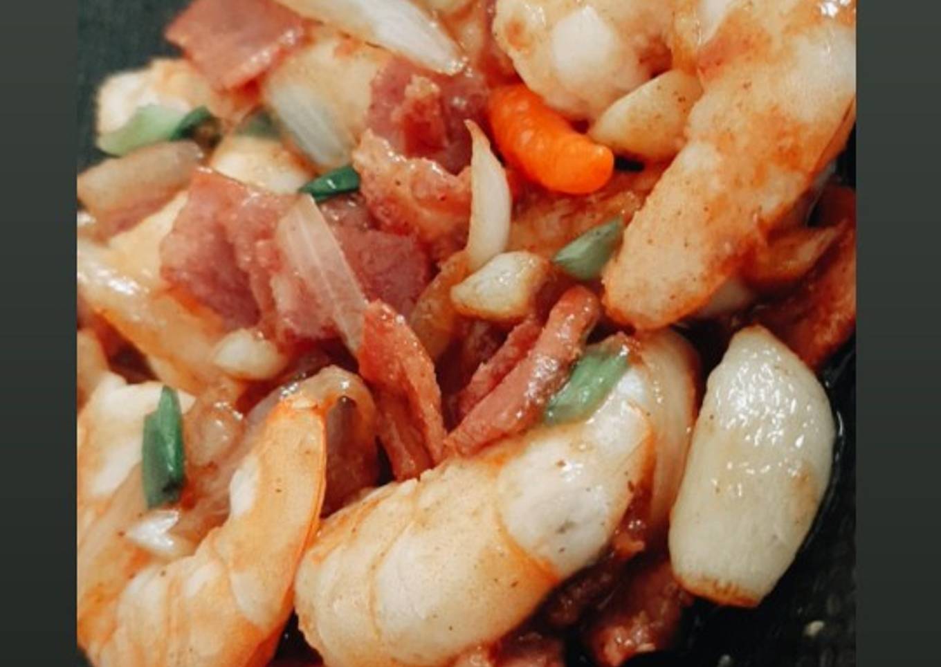 Prawn Butter with Bacon