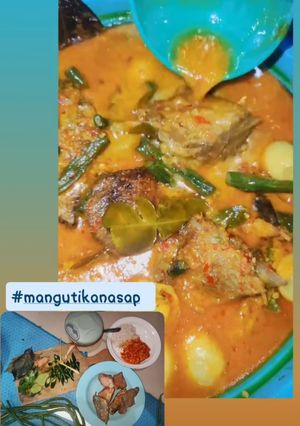 Foto resep Mangut ikan asap tuna