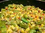 Una foto de ensalada de porotos