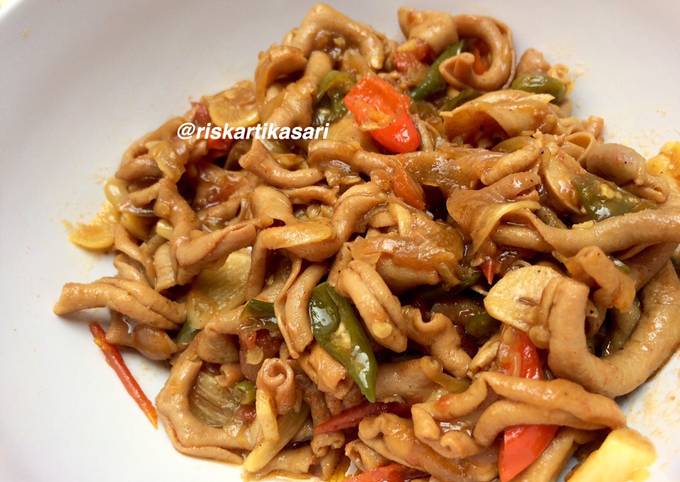 Resep Oseng Usus Ayam Anti Gagal