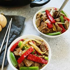 A picture of Black Pepper Beef.
