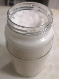 Una foto de Leche de almendras