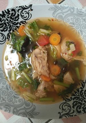 Foto resep Tom Yum Ayam / Tom Yum Gai no cabe